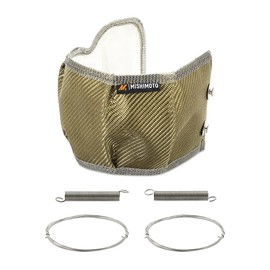 Mishimoto MMTB-RAM-04 Titanium Turbo Blanket, Compatible With Dodge Ram 5.9L Cummins 2004.5-2009