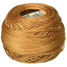 DMC 116 8-436 Pearl Cotton Thread Balls, Tan, Size 8