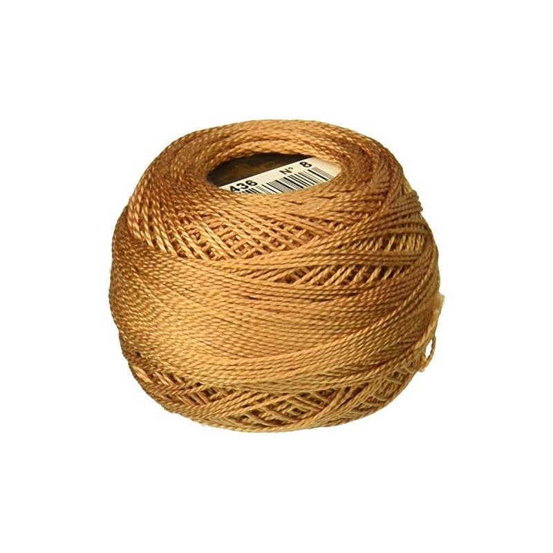 DMC 116 8-436 Pearl Cotton Thread Balls, Tan, Size 8