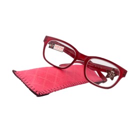 NY FIFTH AVENUE Rita (Premium) Reading Glasses High-End Reading Glass, en, Women, Eyeglasses (Square) (Red)
