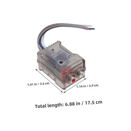 KOMBIUDA 2pcs Car Audio Amplifier Adapter High to Low Converter for Subwoofer and Quick Installation Durable Build Wide Compatibility for Various Car Models