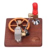 Honio Stirling Engine Model, Ornamen Table Beech Base Stirling Engine