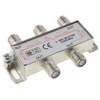 SAT & BK Splitter 4-Way Splitter 100 dB Shielded HD