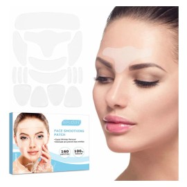 Parche Facial 160pzs Antiarrugas Elimina Cicatrices Natural Todo Tipo De Piel Día/noche
