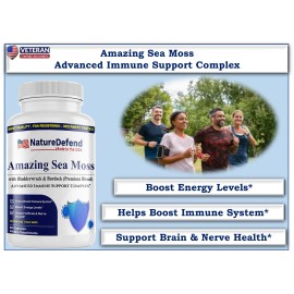 100% Pure Sea Moss, All Natural. Supports Immune & Brain. Free Shipping. Quality Matters!