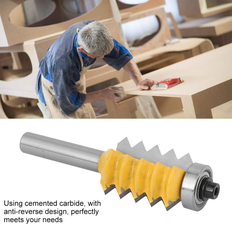 8 Shank Milling Cutter, Cord Shaft Wood Cutter Carbide Milling