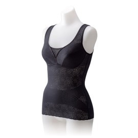 PROIDEA Doi's Light and Beautiful Posture Bra Cami (Black, L Size: Bust 33.9 - 37.0 inches (86 - 94 cm)