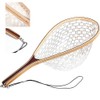Fly Fishing Landing Net Trout Bass Nylon Mesh Catch and