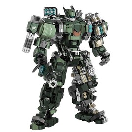 Loyratche Mech Building Blocks Set, Motorized Robot Model Building Blocks Toy for Adults, Hard Core Industrial Style Collectible Gifts for Men Boys Ages 14+ (1403 PCS)