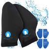 Healthy Hands Hand Wrap – Cold Therapy Gloves for Chemo, Neuropathy, Arthritis, Injuries and Working Hands – Includes 2 Mittens and 4 Reusable and Flexible Gel Ice Packs S/M