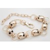 Alwasytyle4you Women Fashion Gold Metal Chain Boot Bracelet Shoe Skulls