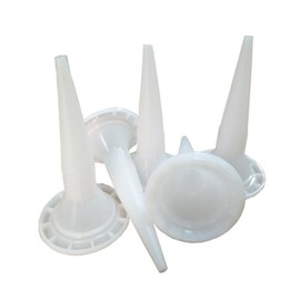 Dzrige Caulk Gun Extension Nozzle, Epoxy Piston Caulking Gun Tip, Reusable Caulking Nozzle Applicator Tool Kit, Replacement Extension Tool Supplies Applied in the Construction (10Pack)