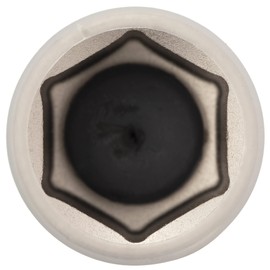 TONE 4AP-19LLN Thin Long Foil Nut Socket for Impact with Protector, 0.5 inch (12.7 mm) Insertion Angle (1/2") Red, Double Side Width 0.7 inches (19 mm)