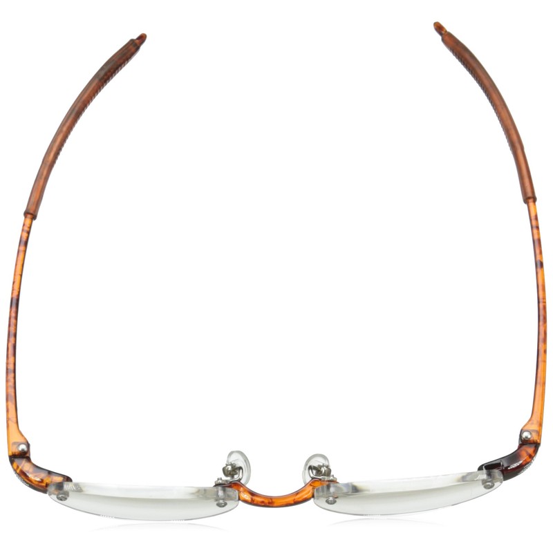 Visualites Vis2 VIS2TOR20 Rimless Reading Glasses, Tortoise, 48 mm