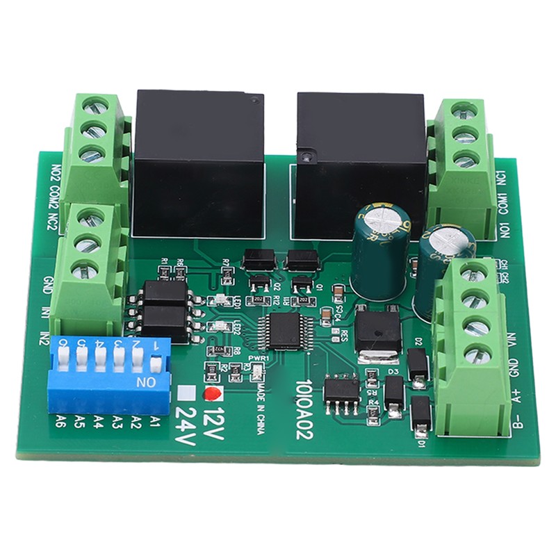 Relay Module 2 Channel RS485 Control Board Switch Controller DC