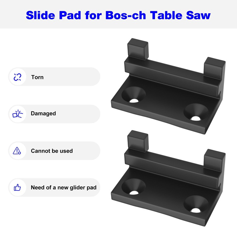2610950101 Saw Glide Pads Replacement Bos ch Table Saw Series