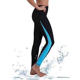 GEEK LIGHTING Womens UPF 50+ Surfing Skins Leggings Wetsuit Swim Long Pants