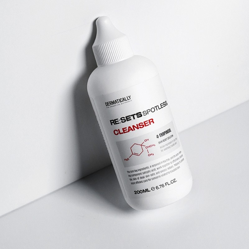 Dermatically Reset Spotless Cleanser 200ml Acne Functional + Sample /