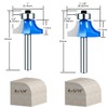 1/4 Inch Shank Roundover Router Bit Set, Corner Rounding Edge-Forming
