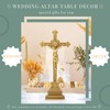 Standing Crucifix - 16 Inch Jesus Cross with Base for