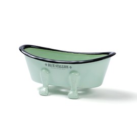 Green Mini Bathtub Soap Dish Caddy