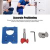 35mm Hinge Boring Jig Kit Hole Locator Red Drill Bit