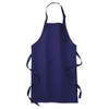 Star and Stripes Apron Chef Navy Blue Apron 65% Polyester,