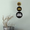 Signos ByLITA Circle Private Do Not Enter - Letrero (negro)