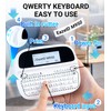 EazeID Label Maker Machine with-Tape Waterproof, Rechargeable Handheld Label Maker