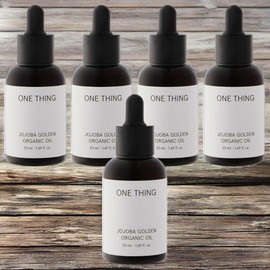 One Thing Moisturizing Oil Natural Oil Oil Pack Organic Unrefined Cold Pressed Jojoba Oil 5 Pieces 50ml / 원씽 모이스처라이징오일 천연오일 오일팩 유기농 비정제 냉압착 호호바 오일 5개 50ml