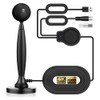 Peakloong Enhanced 4K/1080P HD TV Antenna, Omnidirectional, Amplifier Included, Indoor/Outdoor,