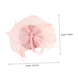 Healeved Gauze Fascinator Hat with Flower Detail for Women Elegant Headband for Weddings Tea Parties and Banquets Durable and Safe Materials for Use