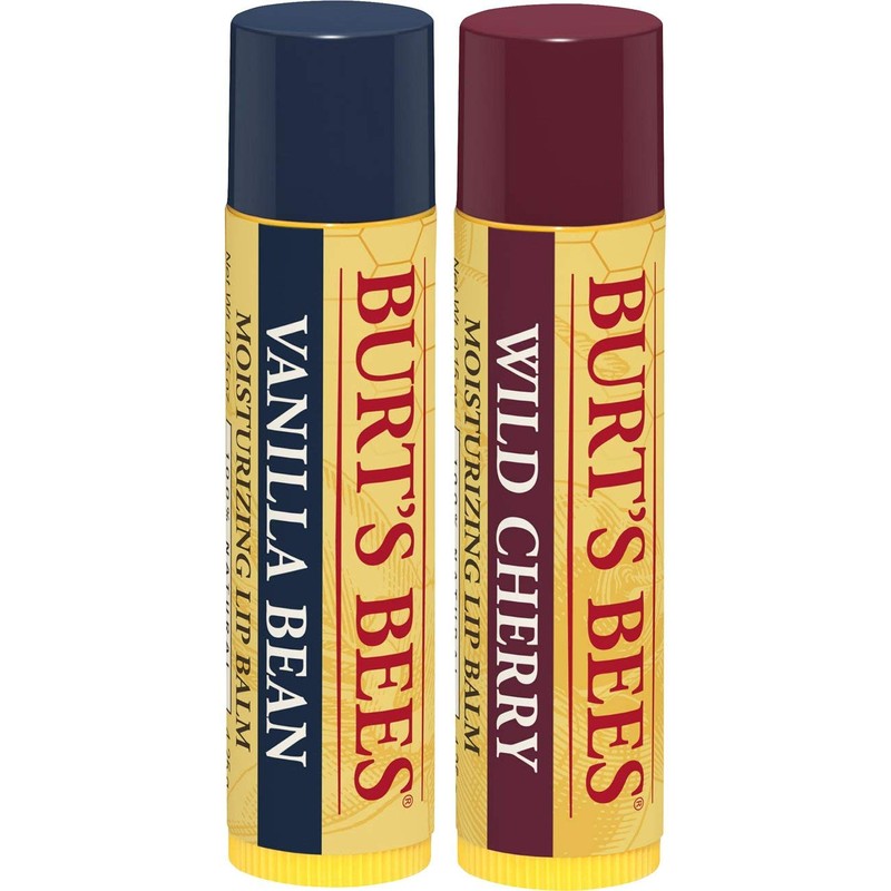 Burt's Bees Moisturizing Lip Balm for Dry Lips, 100% Natural