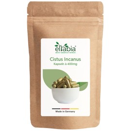 Organic Cistus Incanus Capsules Pack of 1000 | High Dose 1200 mg Daily Dose | Cistus Capsules Vegan | 100% Pure Rock Rose Herb without Additives