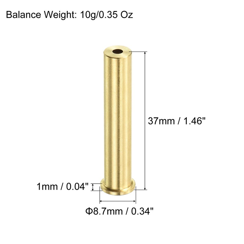 PATIKIL 10g Golf Brass Tip Weights Graphite Lead Tip Assembly