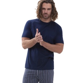 Mey Portimo 33018 Men's Pyjamas Short, Neptune