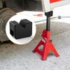 Lyeteung Pack of 2 Car Jack Rubber Pad, Slotted Car