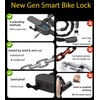 Chain Lock with Key eLinkSmart Waterproof Bicycle 100CM Chain Lock