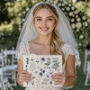 Embroidered Fabric Guest Books - Elegant Wedding Guest Book -