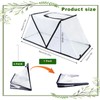 32.2" X 13.4" X 14" Foldable Greenhouse Cover for Raised
