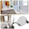 Housoutil 2 Sets Toilet Seat Hinge Toilet Seat Screw Hinges