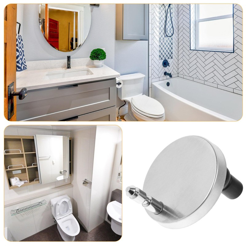Housoutil 2 Sets Toilet Seat Hinge Toilet Seat Screw Hinges