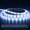 JUNWEN 50ft White Led Strip Lights, 12V Outdoor Strip Lights