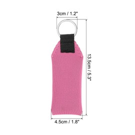 PATIKIL Schwimmender Neopren-Schlüsselanhänger, wasserdichter Auftriebs-Schlüsselring für Wassersportarten wie Bootfahren, Angeln, Segeln, Surfen, Tauchen, Rafting, Kajakfahren, Pink