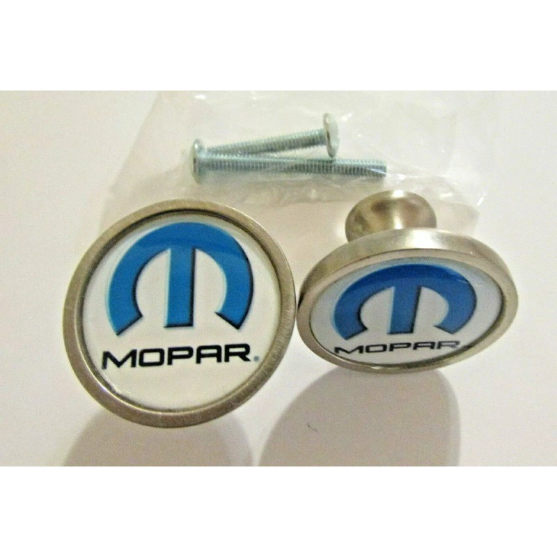 Mopar Cabinet Knobs, Mopar auto Logo Cabinet Pulls / kitchen