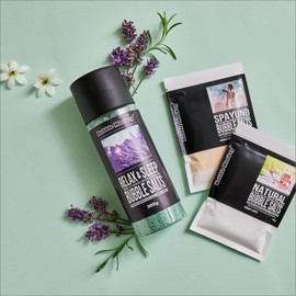 Bubble Monkey 버블몽키 릴렉스&슬립 버블솔트 입욕제 300gX1개 Bubble Monkey Relax & Sleep Bubble Salt Bath Soak 300g x 1