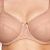 Glamorise Women's Plus Size Lace Comfort Wonderwire Bra Underwire #9855,
