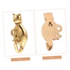 Mobestech 1 Set Animal Shape Wall Hooks Decorative Hangers for