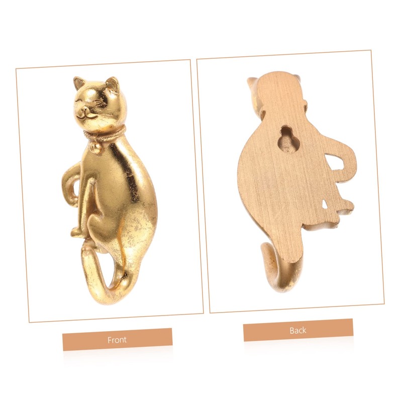 Mobestech 1 Set Animal Shape Wall Hooks Decorative Hangers for