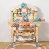 KIDS TOYLAND Wooden Power Tool Workbench for Kids, Building Tools